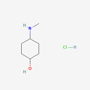 molecular formula C7H16ClNO B592370 顺式-4-(甲基氨基)环己醇盐酸盐 CAS No. 923023-08-9