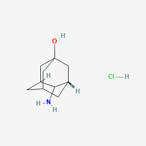 molecular formula C10H18ClNO B592371 trans-4-Aminoadamantan-1-ol Hydrochloride CAS No. 62075-23-4