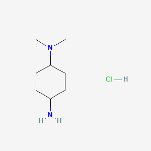 molecular formula C8H19ClN2 B592377 trans-N1,N1-Dimethylcyclohexane-1,4-diamine hydrochloride CAS No. 1388893-25-1