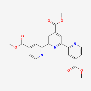methyl 2,6-bis(4-methoxycarbonylpyridin-2-yl)pyridine-4-carboxylate