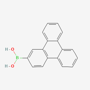 molecular formula C18H13BO2 B592384 三联苯-2-基硼酸 CAS No. 654664-63-8