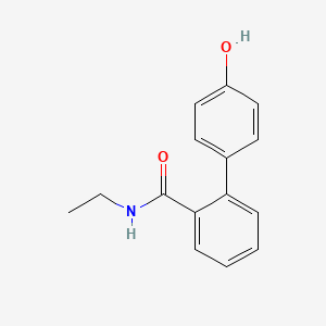 molecular formula C15H15NO2 B5924137 N-ethyl-4'-hydroxybiphenyl-2-carboxamide CAS No. 51863-00-4