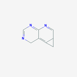 molecular formula C8H5N3 B592415 1H-Cyclopropa[4,5]pyrido[2,3-D]pyrimidine CAS No. 128447-00-7