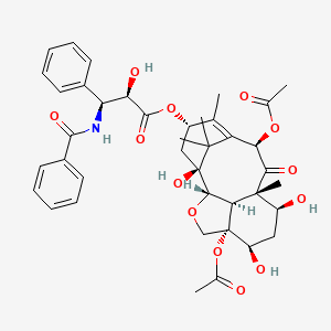 molecular formula C40H47NO13 B592424 4-Desacetyl-2-debenzoyl-[2,4]-oxol Paclitaxel CAS No. 159500-49-9