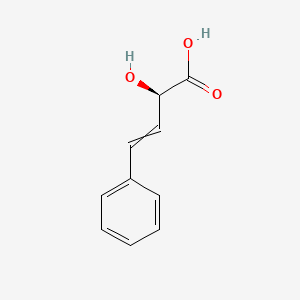 molecular formula C10H10O3 B592429 (R)-2-Hydroxy-4-phenylbutenoic acid CAS No. 128573-54-6