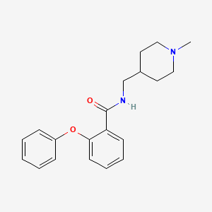 molecular formula C20H24N2O2 B5924385 N-[(1-methylpiperidin-4-yl)methyl]-2-phenoxybenzamide 