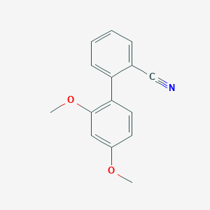 molecular formula C15H13NO2 B5924418 2',4'-dimethoxybiphenyl-2-carbonitrile 