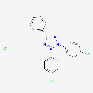 molecular formula C19H13Cl3N4 B592444 2,3-Bis(4-chlorophenyl)-5-phenyltetrazolium Chloride CAS No. 135788-08-8