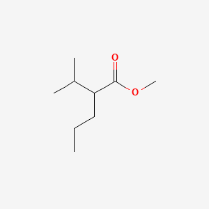 molecular formula C9H18O2 B592452 Methyl 2-isopropylpentanoate CAS No. 72143-23-8