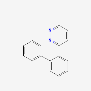 molecular formula C17H14N2 B5924528 3-biphenyl-2-yl-6-methylpyridazine 