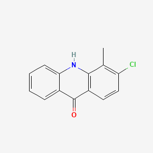 molecular formula C14H10ClNO B592461 3-Chloro-4-methyl-9(10H)-acridinone CAS No. 1609192-68-8