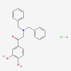 molecular formula C22H22ClNO3 B592463 2-(Dibenzylamino)-3',4'-dihydroxy-acetophenone Hydrochloride CAS No. 30392-50-8