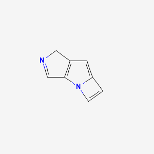 molecular formula C8H6N2 B592466 1H-Azeto[1,2-A]pyrrolo[3,4-D]pyrrole CAS No. 132941-16-3