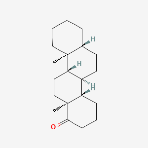 molecular formula C20H32O B592493 (4aS,4bR,6aR,10aS,10bS,12aS)-10a,12a-dimethyl-3,4,4a,4b,5,6,6a,7,8,9,10,10b,11,12-tetradecahydro-2H-chrysen-1-one CAS No. 10147-56-5