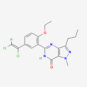 molecular formula C19H20Cl2N4O2 B592496 Dichlorodenafil CAS No. 1446089-84-4