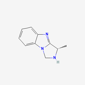 molecular formula C10H11N3 B592497 (3S)-3-methyl-2,3-dihydro-1H-imidazo[1,5-a]benzimidazole CAS No. 135875-07-9