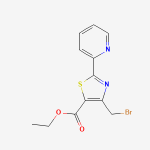 Ethyl-2-(2-pyridyl)-4-(bromomethyl)-Thiazole-5-Carboxylate