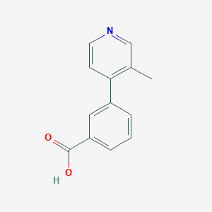molecular formula C13H11NO2 B5925167 3-(3-methylpyridin-4-yl)benzoic acid 