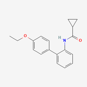 molecular formula C18H19NO2 B5925251 N-(4'-ethoxybiphenyl-2-yl)cyclopropanecarboxamide 