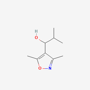 1-(3,5-Dimethylisoxazol-4-yl)-2-methylpropan-1-ol