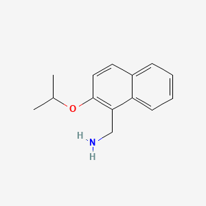 1-[2-(Propan-2-yloxy)naphthalen-1-yl]methanamine