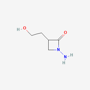 1-Amino-3-(2'-hydroxyethyl)azetidin-2-one
