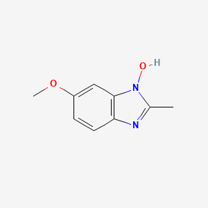 molecular formula C9H10N2O2 B592554 6-Methoxy-2-methyl-benzoimidazol-1-ol CAS No. 10066-11-2