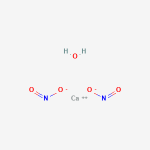 molecular formula CaH2N2O5 B592581 Calcium;dinitrite;hydrate CAS No. 10031-34-2