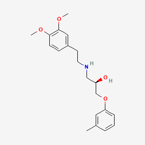 molecular formula C20H27NO4 B592584 Bevantolol, (R)- CAS No. 135531-40-7