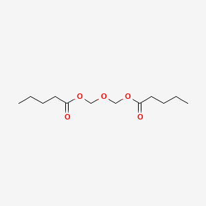 molecular formula C12H22O5 B592587 Oxybis(methylene) dipentanoate CAS No. 40657-33-8