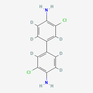molecular formula C12H10Cl2N2 B592623 3,3'-二氯联苯胺-d6 CAS No. 93951-91-8