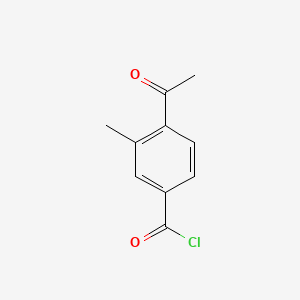 4-Acetyl-3-methylbenzoyl chloride
