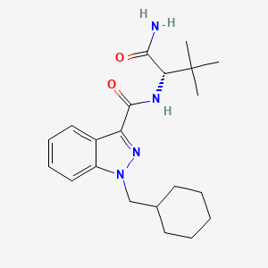 N-(1-Amino-3,3-dimethyl-1-oxobutan-2-yl)-1-(cyclohexylmethyl)-1H-indole-3-carboxamide