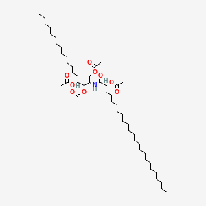 2-2'-(Hydroxytetracosanoylamino)-octadecane-1,3,4-triol tetraacetate