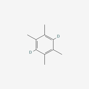 molecular formula C10H14 B592691 1,2,4,5-Tetramethylbenzene-3,6-D2 CAS No. 1859-01-4
