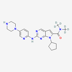 molecular formula C23H30N8O B592701 Ribociclib D6 