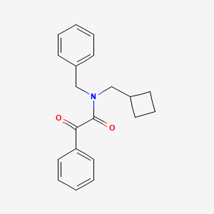 molecular formula C20H21NO2 B5927272 N-benzyl-N-(cyclobutylmethyl)-2-oxo-2-phenylacetamide 