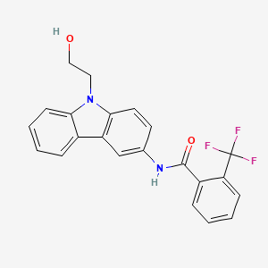 n-[9-(2-Hydroxyethyl)-9h-carbazol-3-yl]-2-(trifluoromethyl)benzamide