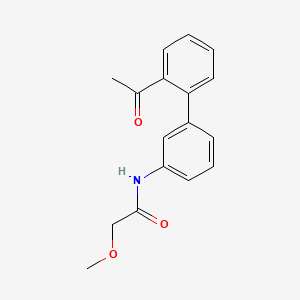 molecular formula C17H17NO3 B5927581 N-(2'-acetylbiphenyl-3-yl)-2-methoxyacetamide 