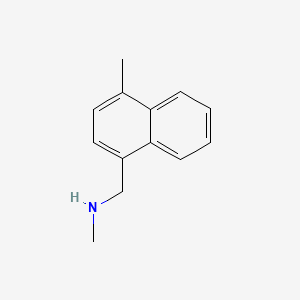 molecular formula C13H15N B592765 Methyl(4-methylnaphthalen-1-ylmethyl)amine CAS No. 98978-50-8