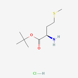 molecular formula C9H20ClNO2S B592766 tert-Butyl D-methioninate hydrochloride CAS No. 1356447-69-2