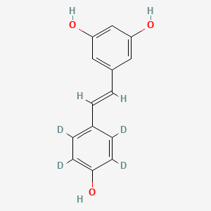 molecular formula C14H12O3 B592770 Resveratrol-d4 