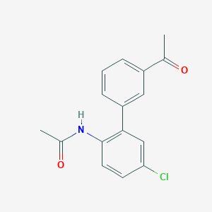 molecular formula C16H14ClNO2 B5927923 N-(3'-acetyl-5-chlorobiphenyl-2-yl)acetamide 