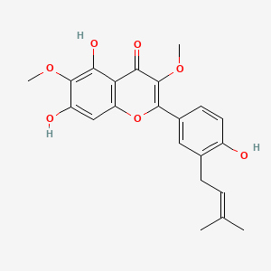 5,7,4-Trihydroxy-3,6-dimethoxy-3-prenylflavone