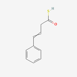 molecular formula C10H10OS B592828 4-phenylbut-3-enethioic S-acid CAS No. 1914-61-0