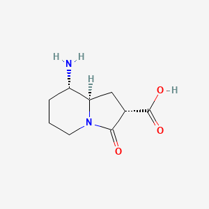 (2S,8S,8AR)-8-amino-3-oxooctahydroindolizine-2-carboxylic acid