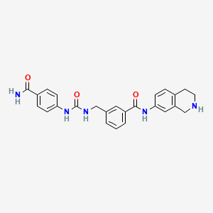 molecular formula C25H25N5O3 B592852 CAY10622 