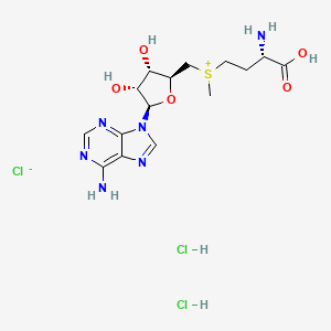 molecular formula C15H25Cl3N6O5S B592867 S-Adenosyl-L-methionine chloride dihydrochloride 