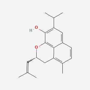 molecular formula C20H24O2 B592889 Sahandol 