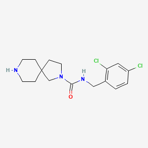molecular formula C16H21Cl2N3O B5928927 N-(2,4-dichlorobenzyl)-2,8-diazaspiro[4.5]decane-2-carboxamide hydrochloride 